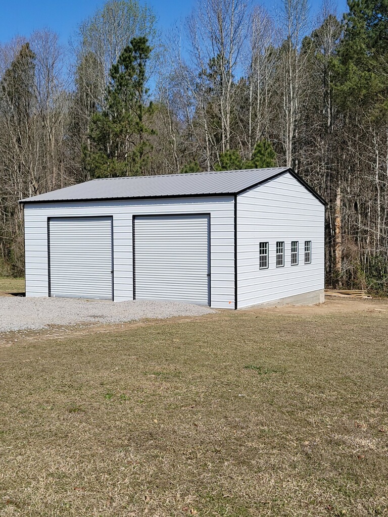 Vertical Garage with single garage door