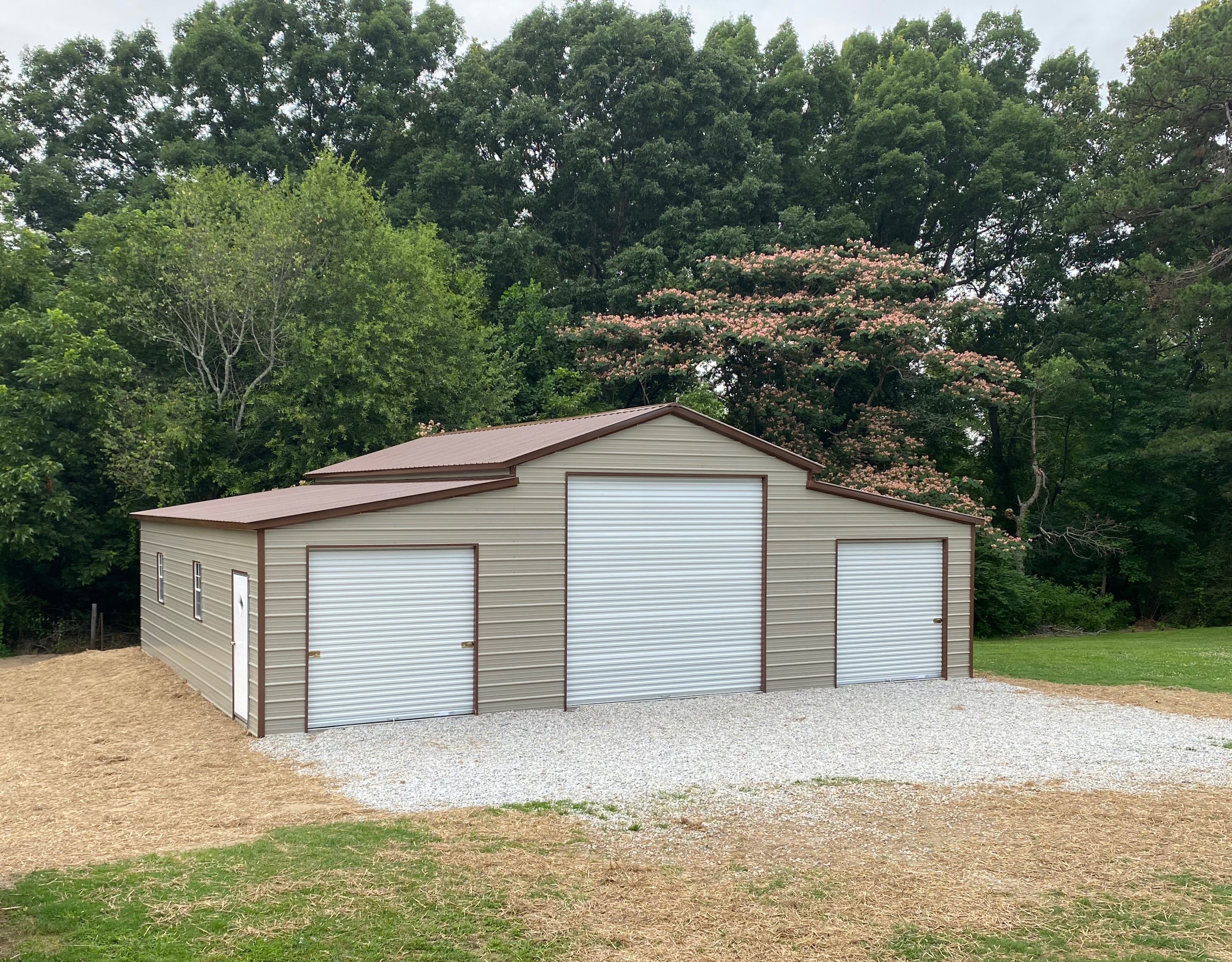 Carolina Barn Fully Enclosed Three Openings