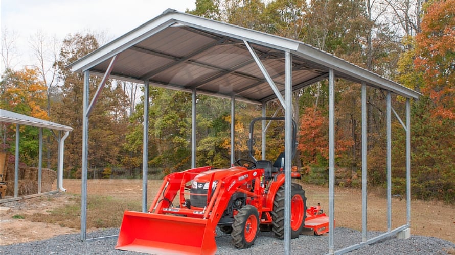 Vertical Carport 12'x21'x11'