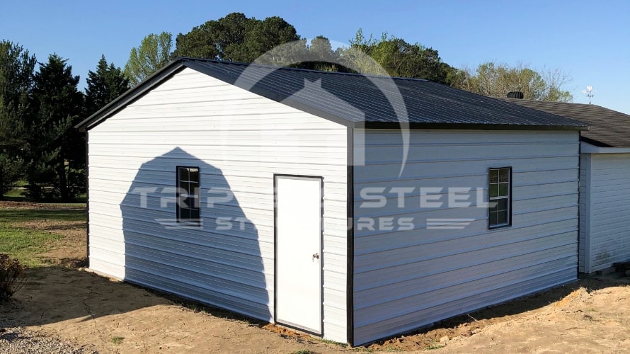 Vertical Garage With Insulated Garage Door