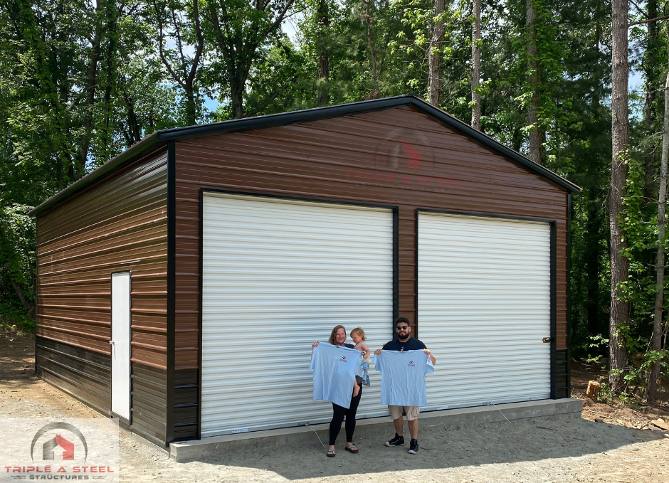 24'x31'x12' Residential Two Garage