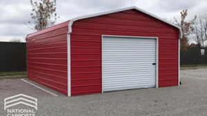 National Carports 12x21 Metal Garage