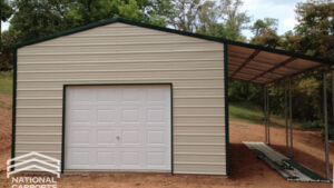 National Carports 22x21 Metal Garage