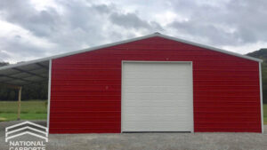 National Carports 24x21 Metal Garage