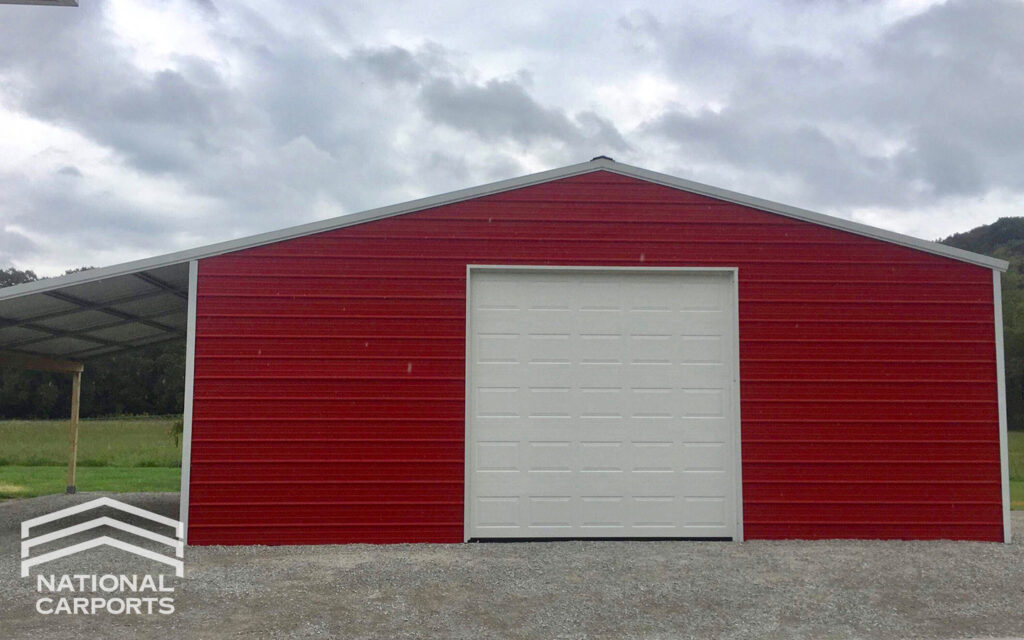 National Carports 24x21 Metal Garage