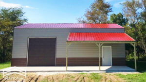National Carports 26x21 Metal Garage