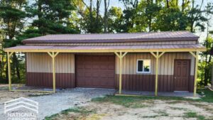 National Carports 20x21 Metal Garage