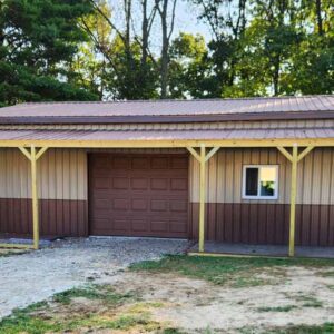 National Carports 20x21 Metal Garage