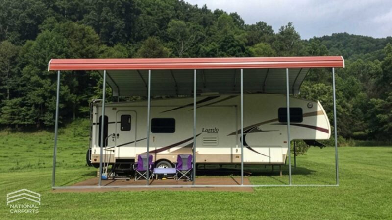 National Carports 18x31x11 horizontal roof
