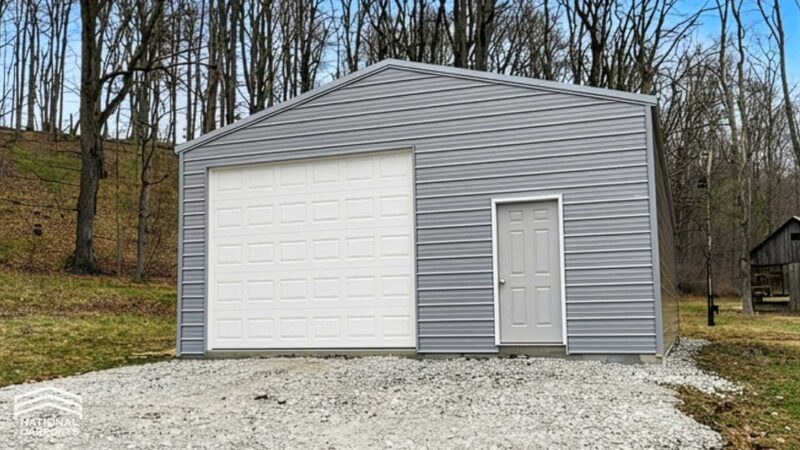 National Carports 22x21x10 Garage