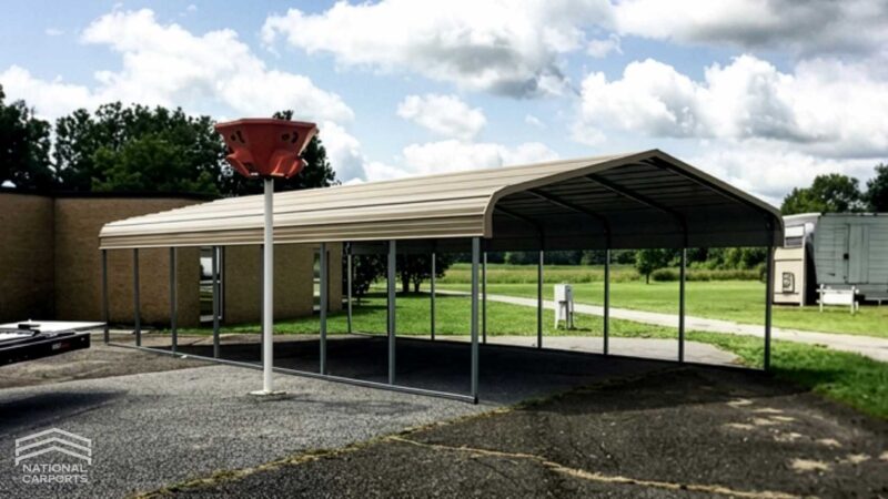 National Carports 22x36x7 horizontal roof