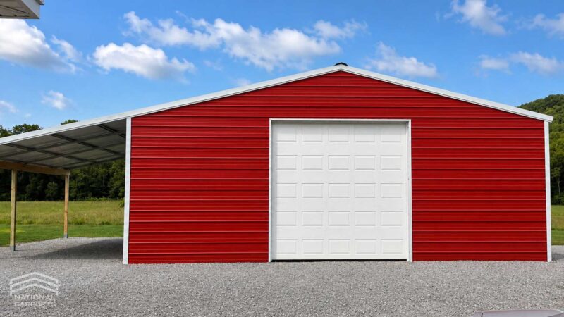 National Carports 24x21x10 Garage