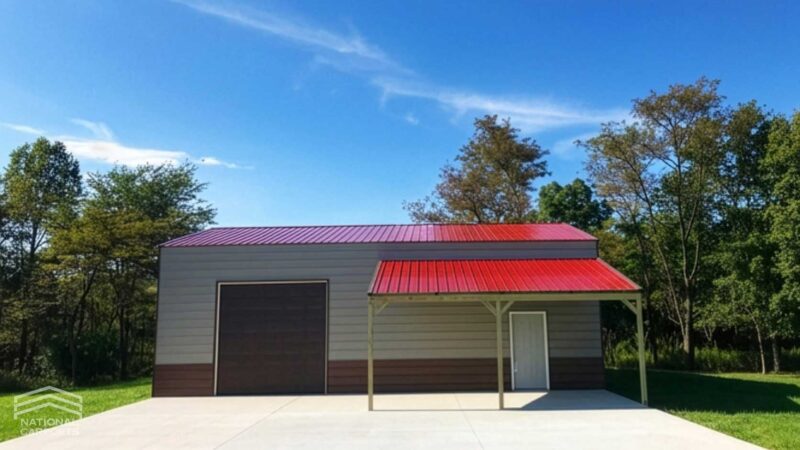 National Carports 26x26x12 Garage