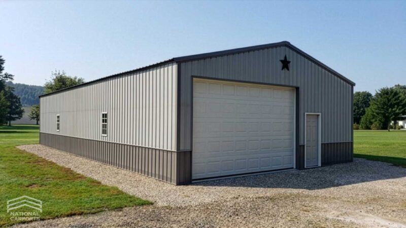 National Carports 30x50x12 Garage