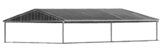 standard horizontal roof